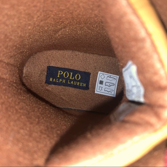 Ralph Lauren Polo Bear Ranger HI II Boots Cashew  Boys/Men’s Size 6 RF101221 - Picture 9 of 9